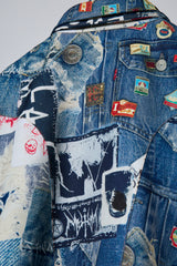 TROMPE L'OEIL DENIM PATTERN SHJ JUV