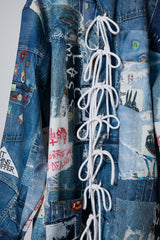 TROMPE L'OEIL DENIM PATTERN SHJ JUV