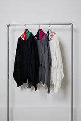 EARHOOD GLITTERY BALACLAVA SWEATER