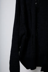 EARHOOD GLITTERY BALACLAVA SWEATER