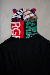 EARHOOD GLITTERY BALACLAVA SWEATER