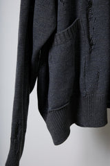 EARHOOD GLITTERY BALACLAVA SWEATER