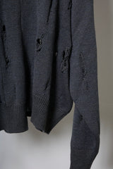 EARHOOD GLITTERY BALACLAVA SWEATER