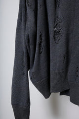 EARHOOD GLITTERY BALACLAVA SWEATER