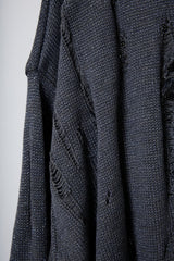 EARHOOD GLITTERY BALACLAVA SWEATER