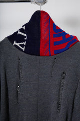 EARHOOD GLITTERY BALACLAVA SWEATER