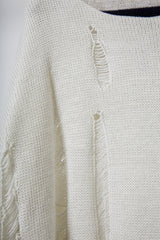 EARHOOD GLITTERY BALACLAVA SWEATER