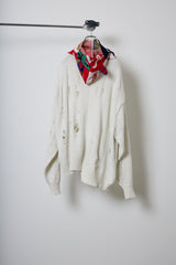 EARHOOD GLITTERY BALACLAVA SWEATER