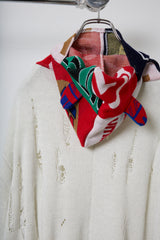 EARHOOD GLITTERY BALACLAVA SWEATER