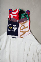 EARHOOD GLITTERY BALACLAVA SWEATER