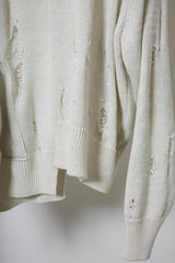 EARHOOD GLITTERY BALACLAVA SWEATER