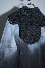 SPRAY PIGMENT-DYED BALACLAVA JACKET