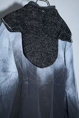 SPRAY PIGMENT-DYED BALACLAVA JACKET