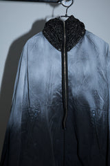 SPRAY PIGMENT-DYED BALACLAVA JACKET
