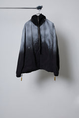 SPRAY PIGMENT-DYED BALACLAVA JACKET