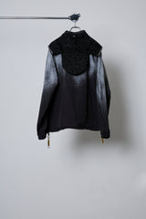 SPRAY PIGMENT-DYED BALACLAVA JACKET