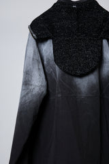 SPRAY PIGMENT-DYED BALACLAVA JACKET