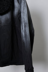 SPRAY PIGMENT-DYED BALACLAVA JACKET