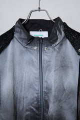 SPRAY PIGMENT-DYED BALACLAVA JACKET