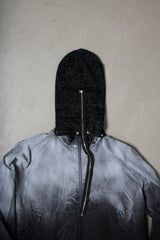 SPRAY PIGMENT-DYED BALACLAVA JACKET