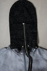 SPRAY PIGMENT-DYED BALACLAVA JACKET