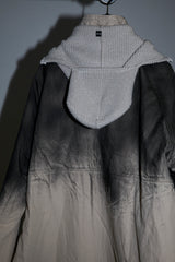 SPRAY PIGMENT-DYED BALACLAVA JACKET
