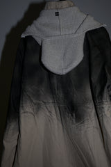 SPRAY PIGMENT-DYED BALACLAVA JACKET
