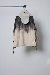 SPRAY PIGMENT-DYED BALACLAVA JACKET