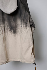SPRAY PIGMENT-DYED BALACLAVA JACKET
