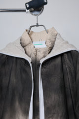 SPRAY PIGMENT-DYED BALACLAVA JACKET