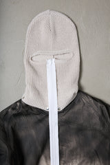 SPRAY PIGMENT-DYED BALACLAVA JACKET