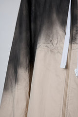 SPRAY PIGMENT-DYED BALACLAVA JACKET