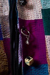 PATCHWORK KANTHA EMB QUILTED JACKET