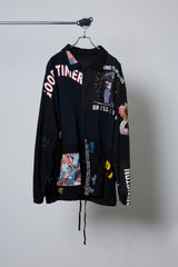 DECONSTRUCTED / RECONSTRUCTED VINTAGE T/COACH JACKET