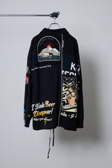 DECONSTRUCTED / RECONSTRUCTED VINTAGE T/COACH JACKET