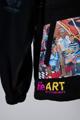 DECONSTRUCTED / RECONSTRUCTED VINTAGE T/COACH JACKET