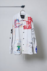 DECONSTRUCTED / RECONSTRUCTED VINTAGE T/COACH JACKET