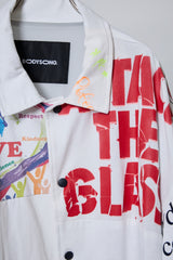 DECONSTRUCTED / RECONSTRUCTED VINTAGE T/COACH JACKET