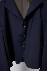 ROUND SILHOUETTE SHORT JACKET LUXE