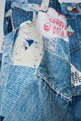 3D CUT TROUSERS TROMPE L'OEIL JUV