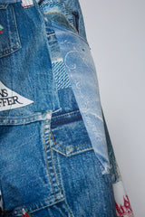 3D CUT TROUSERS TROMPE L'OEIL JUV