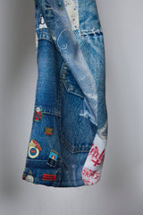 3D CUT TROUSERS TROMPE L'OEIL JUV