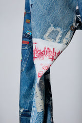 3D CUT TROUSERS TROMPE L'OEIL JUV