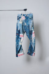 3D CUT TROUSERS TROMPE L'OEIL JUV