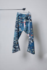 3D CUT TROUSERS TROMPE L'OEIL JUV