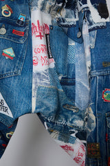 3D CUT TROUSERS TROMPE L'OEIL JUV