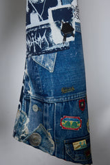 3D CUT TROUSERS TROMPE L'OEIL JUV