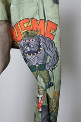 3D CUT TROUSERS TROMPE L'OEIL JUV