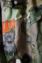 3D CUT TROUSERS TROMPE L'OEIL JUV