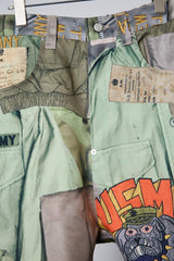 3D CUT TROUSERS TROMPE L'OEIL JUV